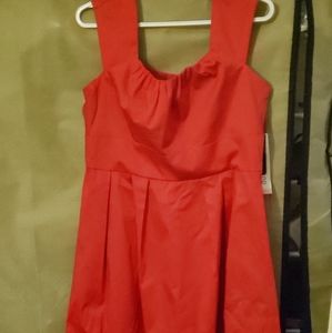 Red summer dress